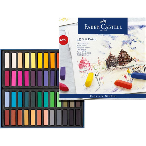 画像をギャラリービューアに読み込む, Faber-Castell Creative Studio Soft Pastels Mini Set of 48, Faber-Castell, Crayon, faber-castell-creative-studio-soft-pastels-mini-set-of-48, , Cityluxe