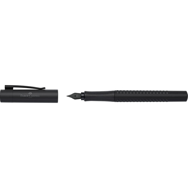 Load image into Gallery viewer, Faber-Castell Grip Edition Fountain Pen All Black, Faber-Castell, Fountain Pen, faber-castell-grip-edition-fountain-pen-all-black, Black, can be engraved, Fine Writing, Cityluxe