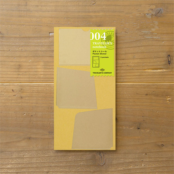 Load image into Gallery viewer, Traveler's Notebook Refill 004 (Regular & Passport Size) - Pocket Sticker, Traveler's Company, Notebook Insert, travelers-notebook-refill-004-regular-passport-size-pocket-sticker-14248006, For Travellers, Cityluxe