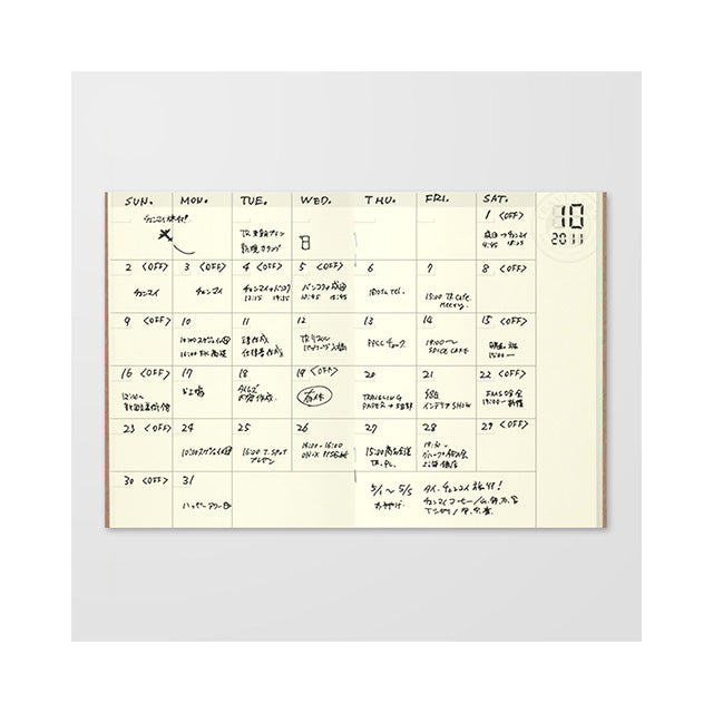 Traveler's Notebook Refill 017 Passport Size Sticker Release Paper