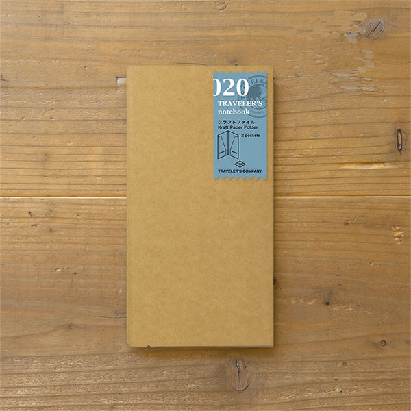Load image into Gallery viewer, Traveler's Notebook Refill 020 (Regular Size) - Kraft Paper Folder, Traveler's Company, Notebook Insert, travelers-and-notebook-refill-020-regular-size-kraft-paper-folder-14332006, For Travellers, traveler, Cityluxe