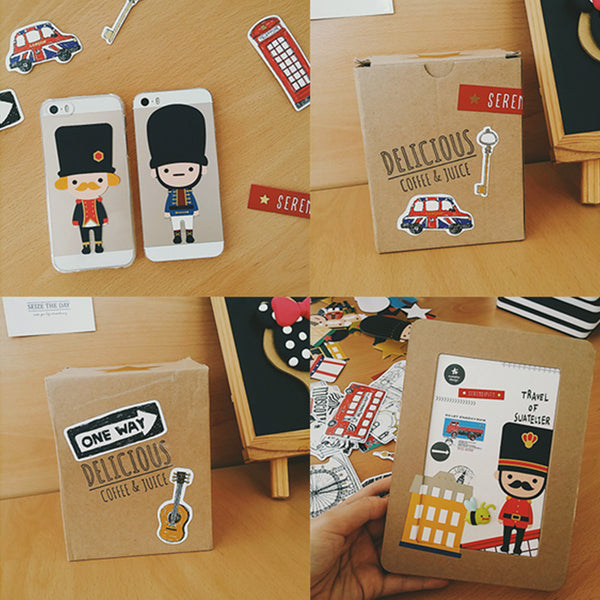 画像をギャラリービューアに読み込む, Suatelier Travel Luggage Sticker Pack - Toy Soldiers
