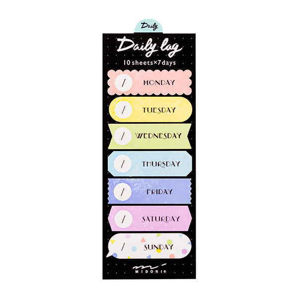 Load image into Gallery viewer, Midori Sticky Notes Journal Daily Colorful, Midori, Sticky Note, midori-sticky-notes-journal-daily-colorful, , Cityluxe