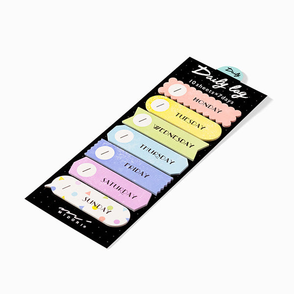 Load image into Gallery viewer, Midori Sticky Notes Journal Daily Colorful, Midori, Sticky Note, midori-sticky-notes-journal-daily-colorful, , Cityluxe