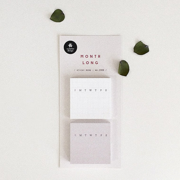 Load image into Gallery viewer, Suatelier Month Long Sticky Memo, Suatelier, Sticky Memo, suatelier-month-long-sticky-memo, , Cityluxe