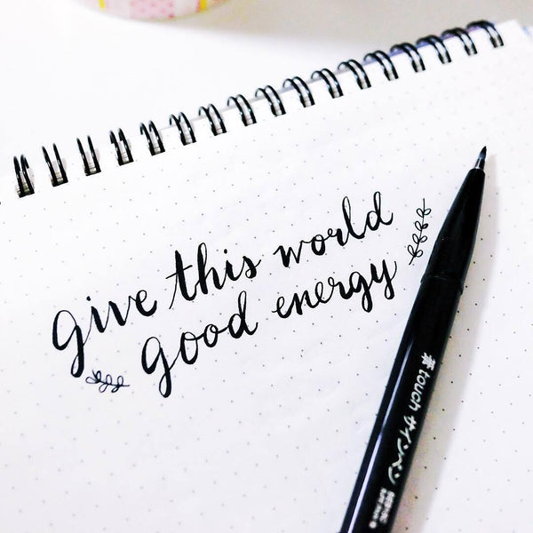 Load image into Gallery viewer, Pentel Touch Brush Sign Pen Orange, Pentel, Brush Pen, pentel-touch-brush-sign-pen-orange, Bullet Journalist, For Students, Orange, pen under $30, touch brush sign pen, Cityluxe