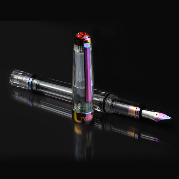 Load image into Gallery viewer, TWSBI VAC 700R Fountain Pen IRIS, TWSBI, Fountain Pen, twsbi-vac-700r-fountain-pen-iris, can be engraved, Clear, demonstrator, Multicolour, Cityluxe