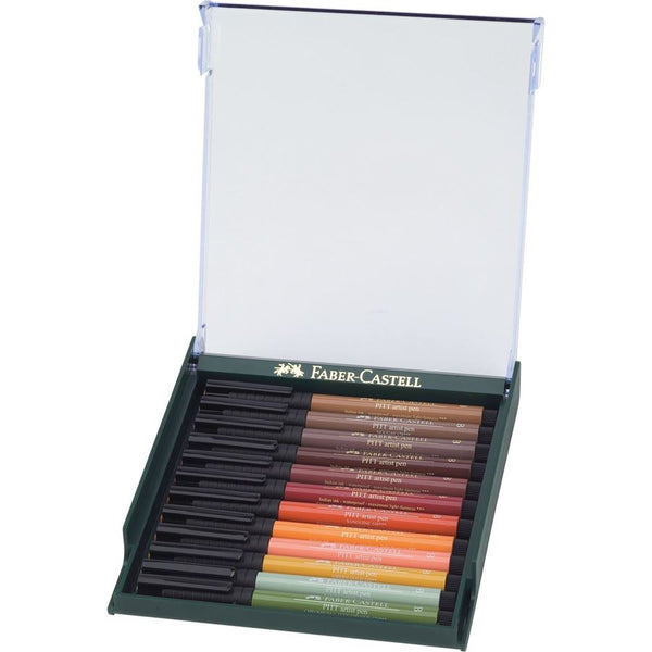 이미지를 갤러리 뷰어에 로드 , Faber-Castell PITT Artist Brush Pen Set of 12 (Autumn Colour), Faber-Castell, Brush Pen, faber-castell-pitt-artist-brush-pen-set-of-12-autumn-colour, , Cityluxe