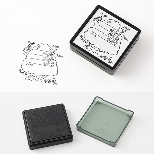 Load image into Gallery viewer, Midori Paintable Stamp Pre-inked Health Management, Midori, Stamp, midori-paintable-stamp-pre-inked-health-management, , Cityluxe