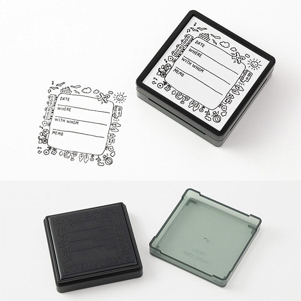 将图片加载到图库查看器,Midori Paintable Stamp Pre-inked Going-out Record, Midori, Stamp, midori-paintable-stamp-pre-inked-going-out-record, , Cityluxe