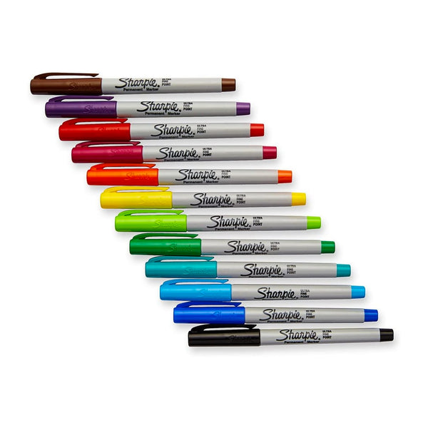 Load image into Gallery viewer, Sharpie Ultra Fine Point Permanent Markers Assorted Set of 12, Sharpie, Marker, sharpie-ultra-fine-point-permanent-markers-assorted-set-of-12, Multicolour, Cityluxe