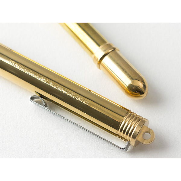 Load image into Gallery viewer, Traveler's Company Brass Fountain Pen, Traveler's Company, Fountain Pen, travelers-company-brass-fountain-pen, Bullet Journalist, can be engraved, For Travellers, Pen Lovers, Traveler, Cityluxe
