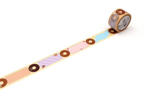 将图片加载到图库查看器,MT x Dagashi Washi Tape - Young-kun Memo