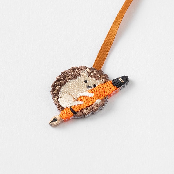 이미지를 갤러리 뷰어에 로드 , Midori Embroidery Bookmarker Hedgehog, Midori, Accessory for Schedule Planner, midori-embroidery-bookmarker-hedgehog, , Cityluxe