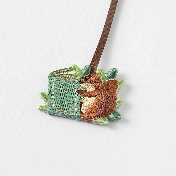画像をギャラリービューアに読み込む, Midori Embroidery Bookmarker Squirrel, Midori, Accessory for Schedule Planner, midori-embroidery-bookmarker-squirrel, , Cityluxe