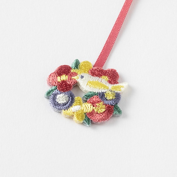 Load image into Gallery viewer, Midori Embroidery Bookmarker Bird, Midori, Accessory for Schedule Planner, midori-embroidery-bookmarker-bird, , Cityluxe
