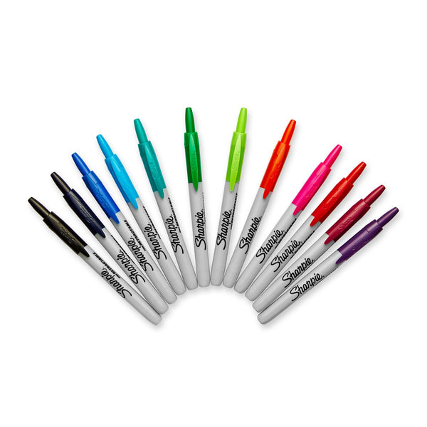 이미지를 갤러리 뷰어에 로드 , Sharpie Retractable Permanent Marker, Sharpie, Marker, sharpie-retractable-permanent-marker, Multicolour, Cityluxe