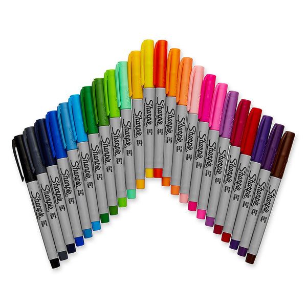Load image into Gallery viewer, Sharpie Ultra Fine Point Permanent Markers Assorted Set of 24, Sharpie, Marker, sharpie-ultra-fine-point-permanent-markers-assorted-set-of-24, Multicolour, Cityluxe