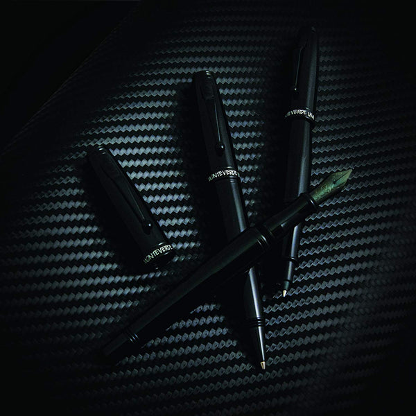 Load image into Gallery viewer, Monteverde Invincia Color Fusion Stealth Ballpoint Black, Monteverde, Ballpoint Pen, monteverde-invincia-color-fusion-stealth-ballpoint-black, Black, can be engraved, mv pens, Cityluxe