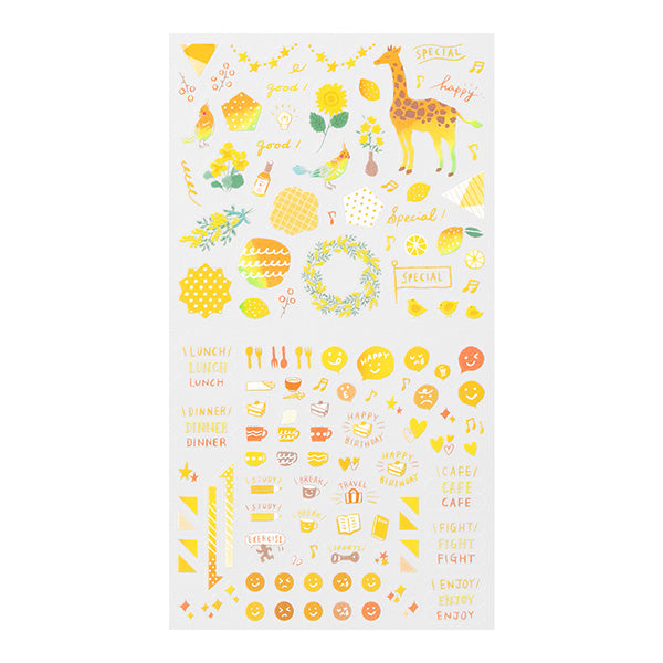Load image into Gallery viewer, Midori Sticker 2559 Color Yellow, Midori, Sticker, sticker-2559-color-yellow, , Cityluxe