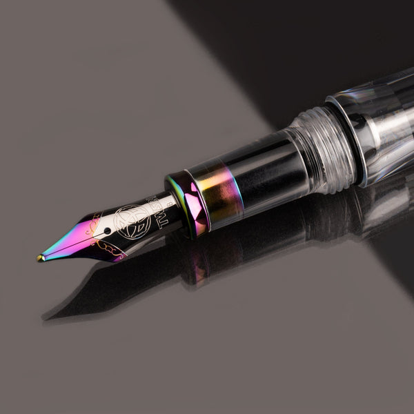 Load image into Gallery viewer, TWSBI VAC 700R Fountain Pen IRIS, TWSBI, Fountain Pen, twsbi-vac-700r-fountain-pen-iris, can be engraved, Clear, demonstrator, Multicolour, Cityluxe