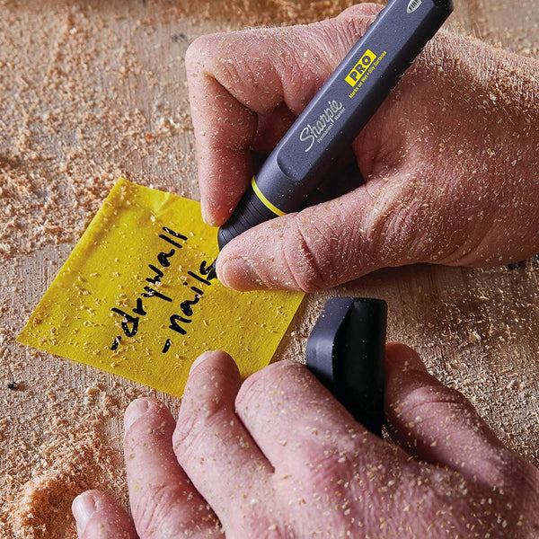 Load image into Gallery viewer, Sharpie Pro Permanent Marker Set of 4 (for Wet & Oily Surface), Sharpie, Marker, sharpie-pro-permanent-marker-set-of-4-for-wet-oily-surface, Black, Blue, Multicolour, Red, Cityluxe