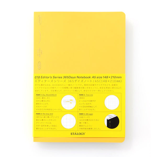 Load image into Gallery viewer, Stalogy Editor's Series 365 Days Notebook, Grid, Stalogy, Notebook, stalogy-editors-series-365-days-notebook, Grid, Cityluxe
