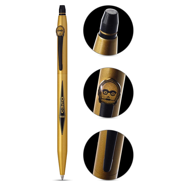 Load image into Gallery viewer, Cross Click Star Wars C-3Po Rollerball Pen With Jot Zone Journal Gift Set, Cross, Gift Set, cross-click-star-wars-c-3po-rollerball-pen-with-jot-zone-journal-gift-set, , Cityluxe