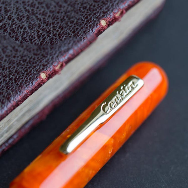 画像をギャラリービューアに読み込む, Conklin All American Rollerball Pen Sunburst Orange, Conklin, Rollerball Pen, conklin-all-american-rollerball-pen-sunburst-orange, can be engraved, Orange, Cityluxe