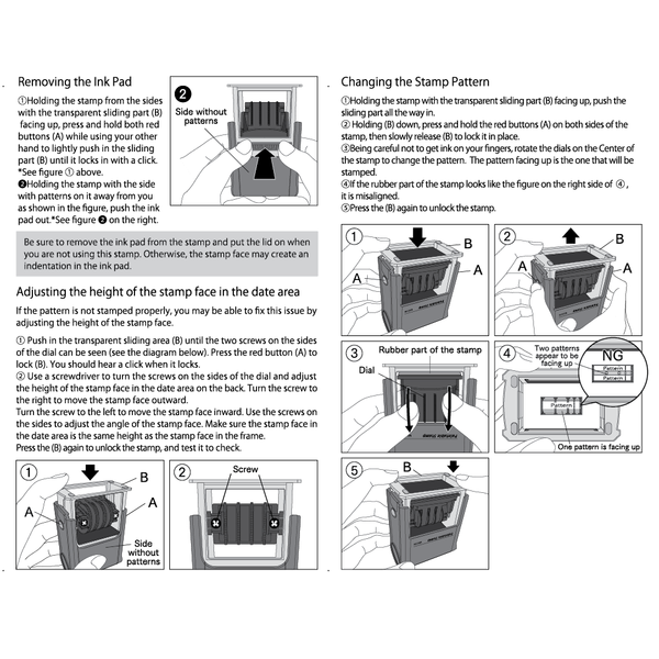 이미지를 갤러리 뷰어에 로드 , Midori Paintable Rotating Date Stamp Flowers, Midori, Stamp, midori-paintable-rotating-date-stamp-flowers, , Cityluxe
