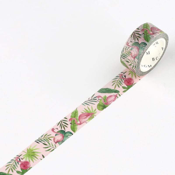 将图片加载到图库查看器,BGM Flamingo Washi Tape, BGM, Washi Tape, bgm-flamingo-washi-tape, , Cityluxe