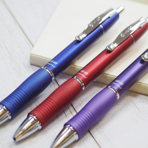 Load image into Gallery viewer, Pilot G2 Limited 0.7mm Gel Pen, PILOT, Gel Pen, g2-limited-0-7mm-gel-pen, Black, Blue, can be engraved, Gold, Grey, Red, Silver, Cityluxe