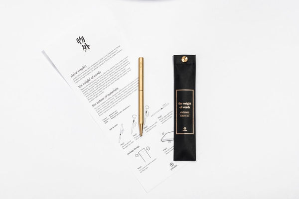 Load image into Gallery viewer, Ystudio Classic Ballpoint Pen (twist), Ystudio, Ballpoint Pen, ystudio-classic-ballpoint-pen, can be engraved, Gold, Cityluxe