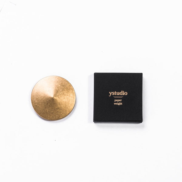 Load image into Gallery viewer, Ystudio Classic Paper Weight, Ystudio, Paper Weight, ystudio-classic-paper-weight, Gold, Cityluxe