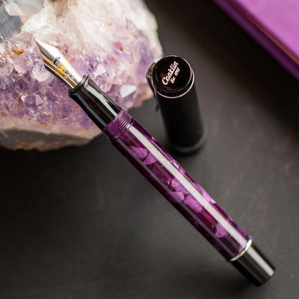 画像をギャラリービューアに読み込む, Conklin Duragraph Fountain Pen Purple Nights, Conklin, Fountain Pen, conklin-duragraph-fountain-pen-purple-nights-1, Purple, Cityluxe