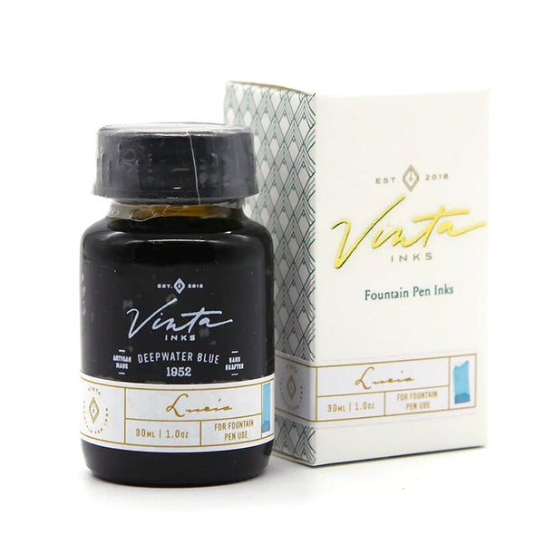 Load image into Gallery viewer, Vinta Inks 30ml Ink Bottle Deepwater Blue (Lucia 1952), Vinta Inks, Ink Bottle, vinta-inks-30ml-ink-bottle-deepwater-blue-lucia-1952, Blue, Inktober22, Cityluxe