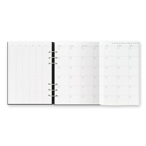 画像をギャラリービューアに読み込む, Filofax A5 Clipbook Classic Black, FILOFAX, Notebook, filofax-a5-clipbook-classic-black, Black, Ruled, Cityluxe