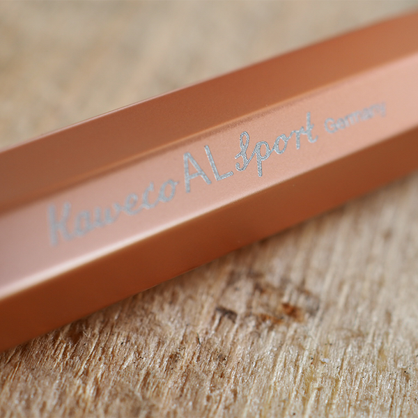 Load image into Gallery viewer, Kaweco AL Sport Fountain Pen Rose Gold, Kaweco, Fountain Pen, kaweco-al-sport-fountain-pen-rose-gold-medium, Bullet Journalist, can be engraved, Gold, Kaweco Sport, Pen Lovers, Rose Gold fp, Cityluxe