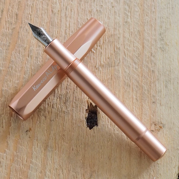 Load image into Gallery viewer, Kaweco AL Sport Fountain Pen Rose Gold, Kaweco, Fountain Pen, kaweco-al-sport-fountain-pen-rose-gold-medium, Bullet Journalist, can be engraved, Gold, Kaweco Sport, Pen Lovers, Rose Gold fp, Cityluxe