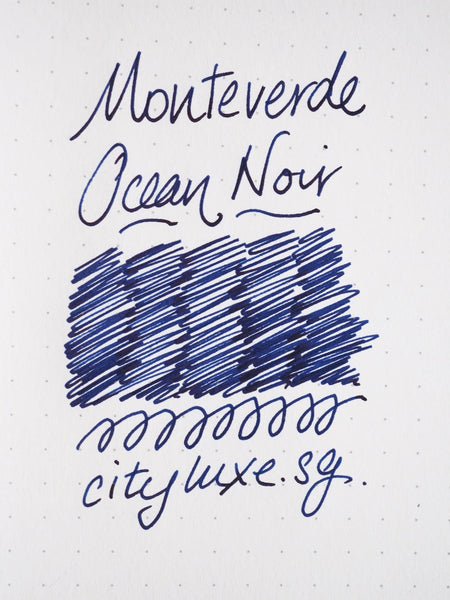 Load image into Gallery viewer, Monteverde 30ml Ink Bottle Ocean-Noir, Monteverde, Ink Bottle, monteverde-30ml-ink-bottle-ocean-noir, Blue, G309, Ink & Refill, Ink bottle, Monteverde, Monteverde Ink Bottle, Monteverde Refill, Pen Lovers, Cityluxe