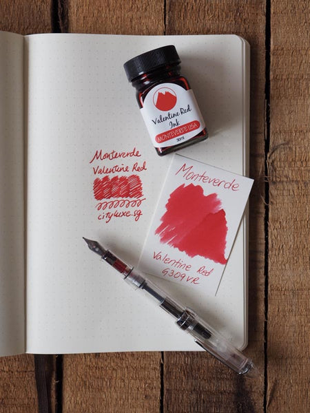 将图片加载到图库查看器,Monteverde 30ml Ink Bottle Valentine Red, Monteverde, Ink Bottle, monteverde-30ml-ink-bottle-valentine-red, G309, Ink & Refill, Ink bottle, Monteverde, Monteverde Ink Bottle, Monteverde Refill, Pen Lovers, Red, Cityluxe