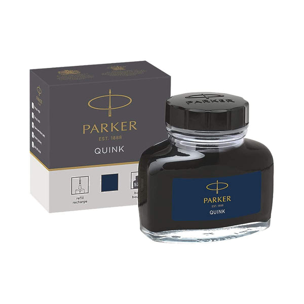 이미지를 갤러리 뷰어에 로드 , Parker Quink Ink Bottle 57ml, Parker, Ink Bottle, parker-quink-ink-bottle-57ml, Black, Blue, Cityluxe