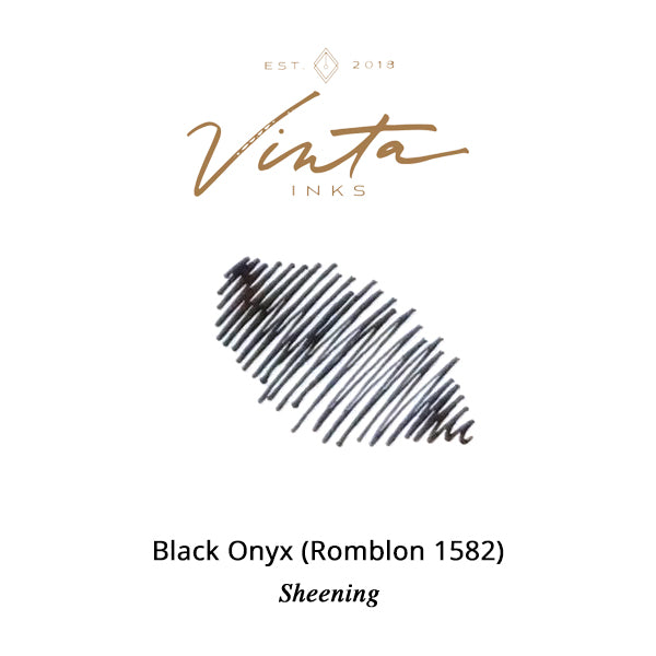 이미지를 갤러리 뷰어에 로드 , Vinta Inks 30ml Ink Bottle Black Onyx (Romblon 1582), Vinta Inks, Ink Bottle, vinta-inks-30ml-ink-bottle-black-onyx-romblon-1582, Black, Inktober22, sheening, Cityluxe