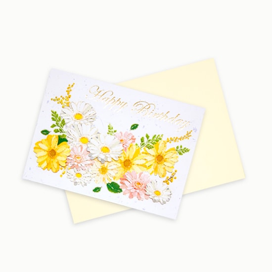 Load image into Gallery viewer, D'Won Card Happy Birthday Gerbera, D'Won, Greeting Cards, dwon-card-happy-birthday-gerbera, , Cityluxe