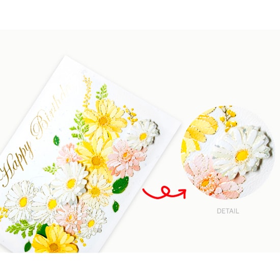 Load image into Gallery viewer, D'Won Card Happy Birthday Gerbera, D'Won, Greeting Cards, dwon-card-happy-birthday-gerbera, , Cityluxe