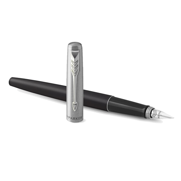 Load image into Gallery viewer, Parker Jotter Bond Street Black CT Fountain Pen, Parker, Fountain Pen, parker-jotter-bond-street-black-ct-fountain-pen, Black, can be engraved, Cityluxe
