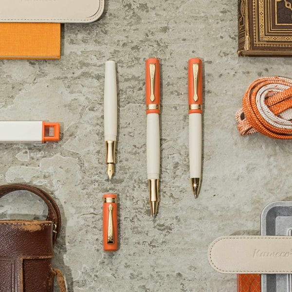 Load image into Gallery viewer, Kaweco STUDENT Rollerball Pen 70's Soul, Kaweco, Rollerball Pen, kaweco-student-rollerball-pen-70s-soul, can be engraved, new arrival, Orange, Cityluxe