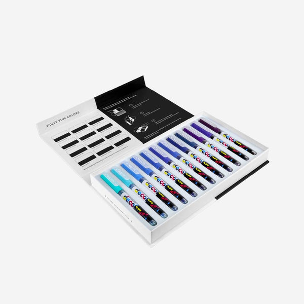 将图片加载到图库查看器,Karin PIGMENT Decobrush Violet-Blue Colors Collection, Karin, Brush Pen, karin-pigment-decobrush-violet-blue-colors-collection, , Cityluxe