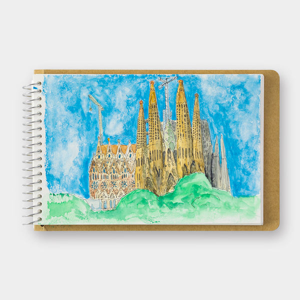 将图片加载到图库查看器,Traveler's Company Spiral Ring Notebook <B6> Watercolor Paper, Traveler's Company, Notebook, travelers-company-spiral-ring-notebook-b6-watercolor-paper, Blank, Bullet Journalist, For Travellers, Spiral Ring Notebook, Traveler, Cityluxe