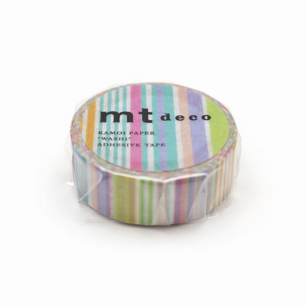 画像をギャラリービューアに読み込む, MT Deco Washi Tape Multi Border Pastel, MT Tape, Washi Tape, mt-deco-washi-tape-multi-border-pastel, 7m, Cityluxe